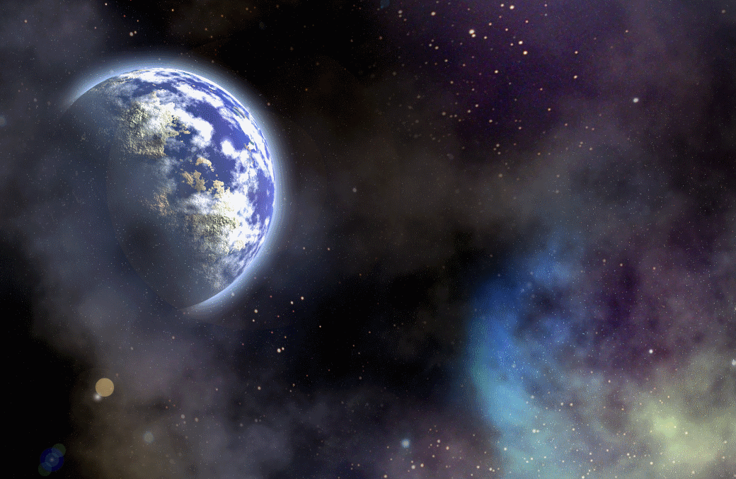 View of earth from space